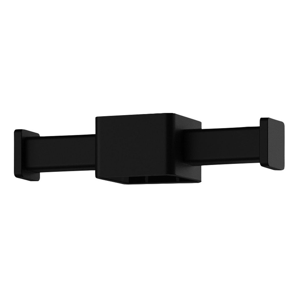 Phoenix Vertical Rail Hook Square - Matte Black