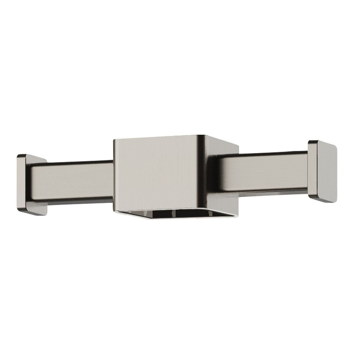 Phoenix Vertical Rail Hook Square - Brushed Nickel
