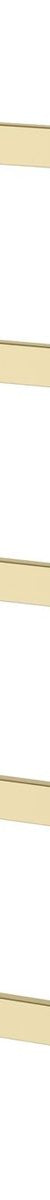Five Flat Bar Heated Towel Ladder - Brushed Gold
