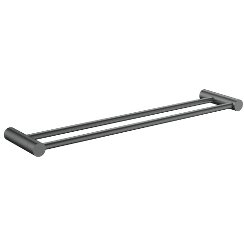 Finesa Double Towel Rail 600mm Gun Metal