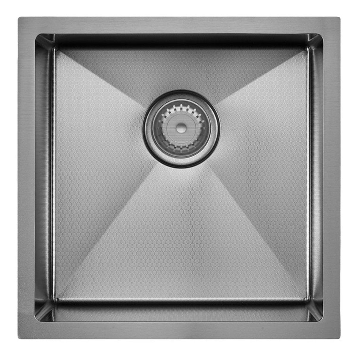 Fienza Hana Anti-Scratch 32L Single Kitchen Sink, PVD Gun Metal