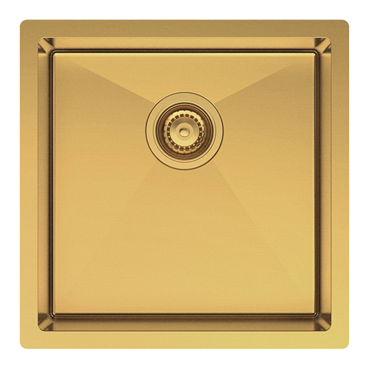 Fienza Hana 32L Single Kitchen Sink, PVD Rugged Brass