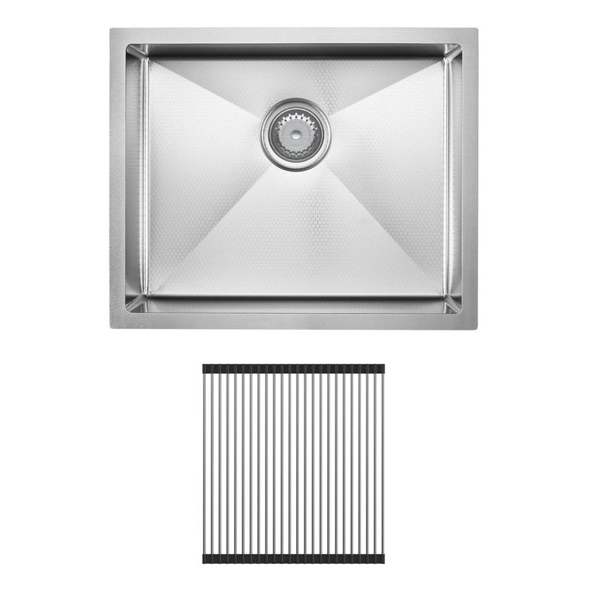 Fienza Hana Anti-Scratch 40L Single Kitchen Sink, Stainless Steel