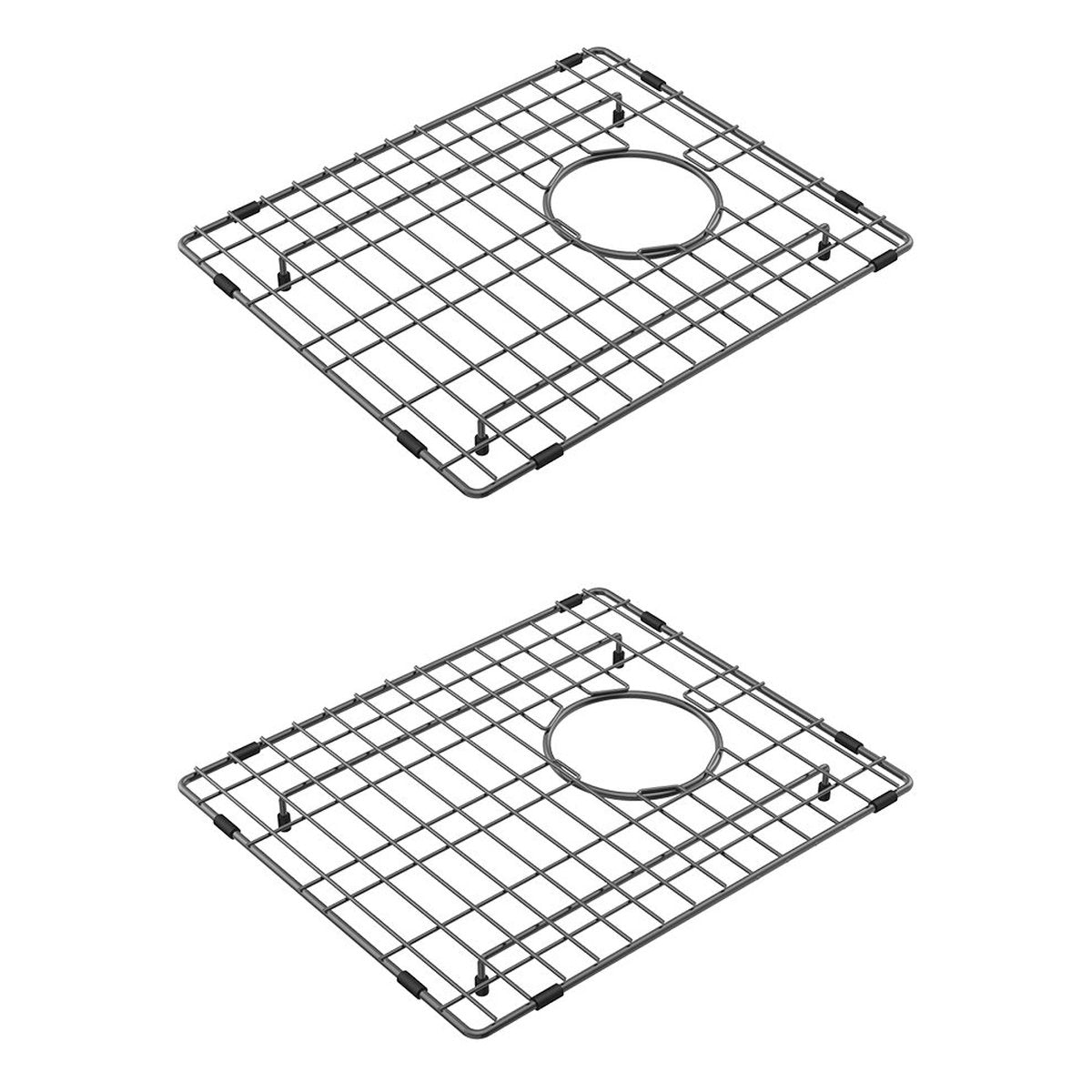Fienza Hana 27L/27L Double Kitchen Sink, PVD Carbon Metal