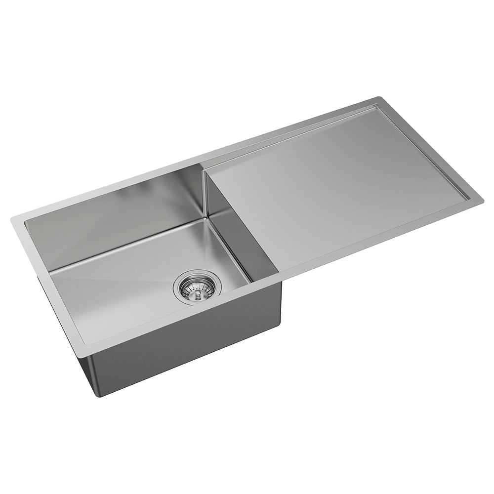 Fienza Hana 36L Single Kitchen Sink with Drainer
