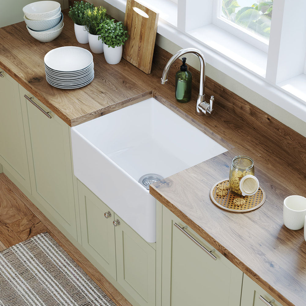 Fienza Olivia Single Butler Sink, Small