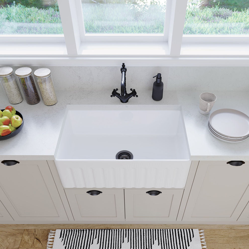Fienza Olivia Single Butler Sink, Medium