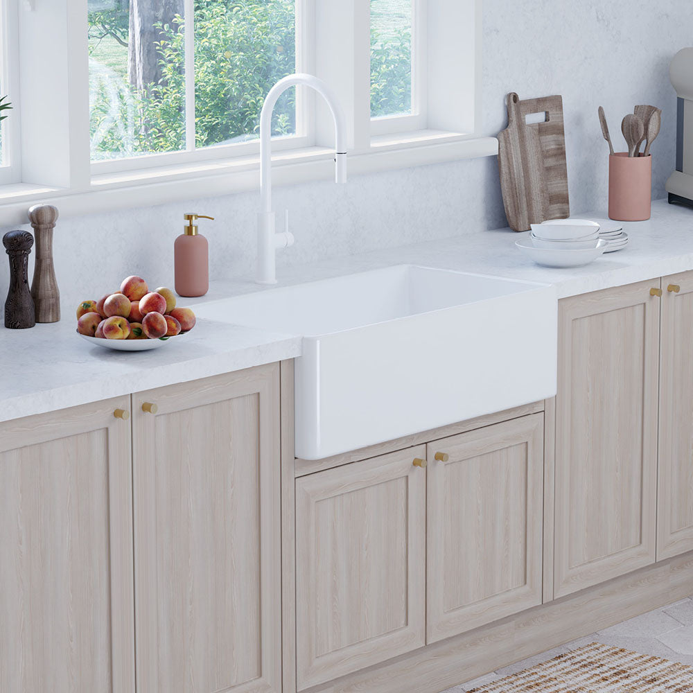 Fienza Olivia Single Butler Sink, Large
