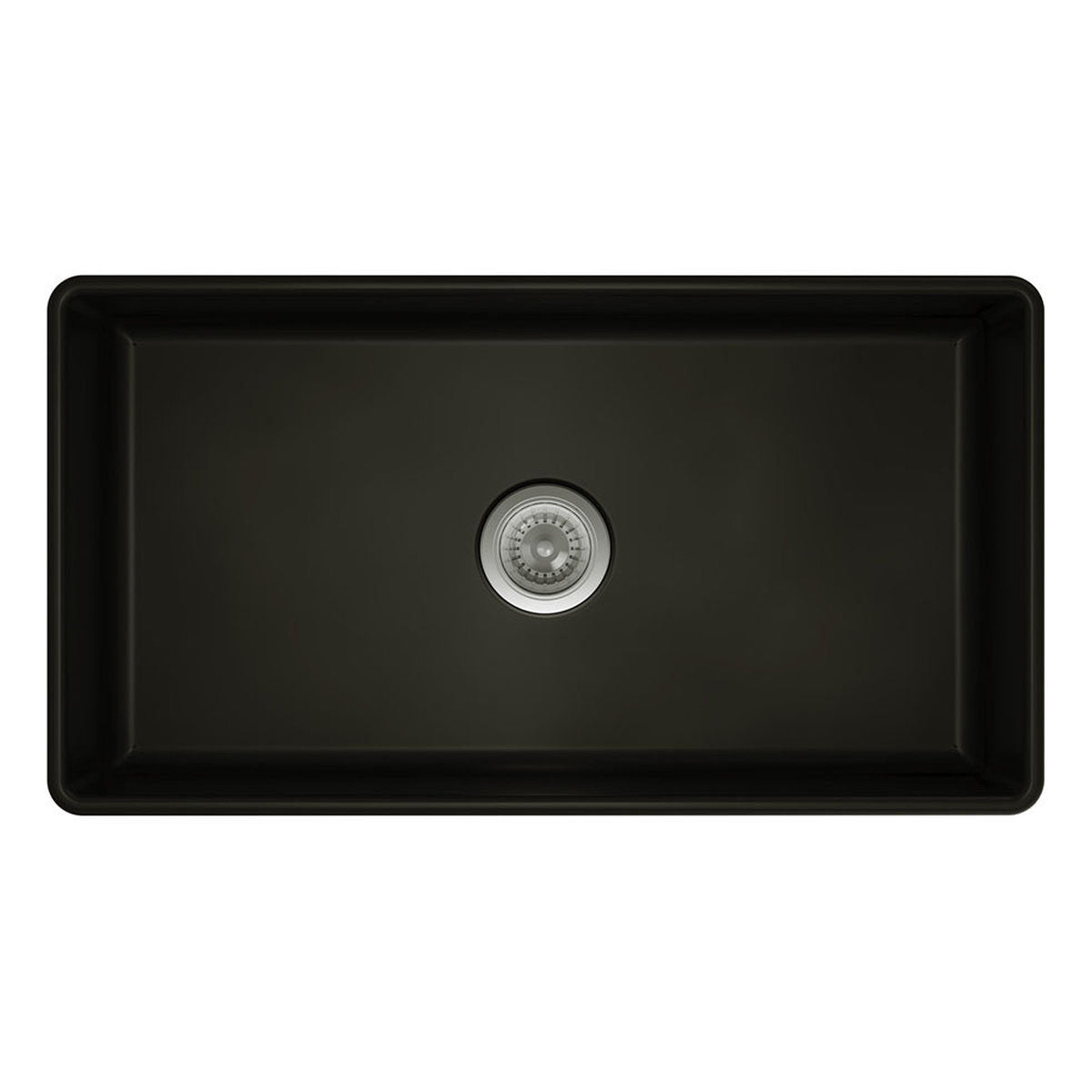 Fienza Benson Single Butler Sink, Large, Matte Black