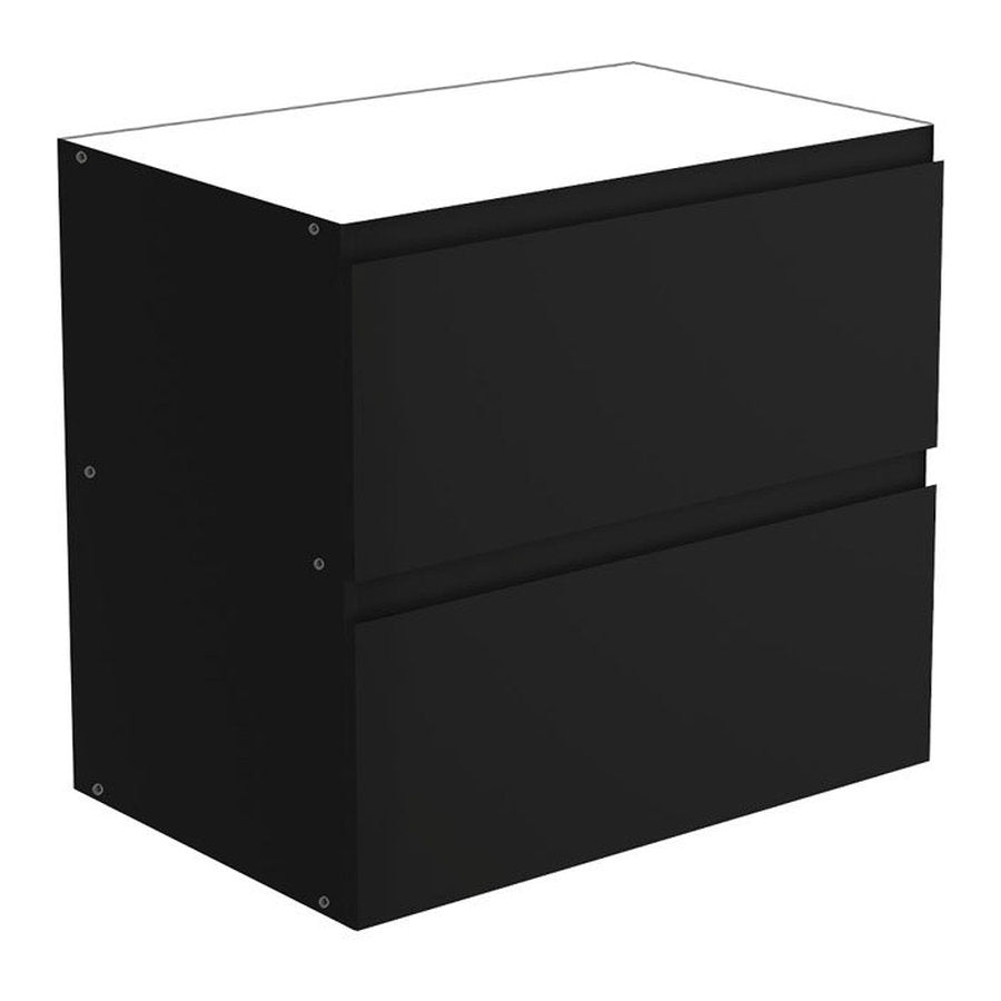 Fienza Amato Satin Black 750 Base Cabinet