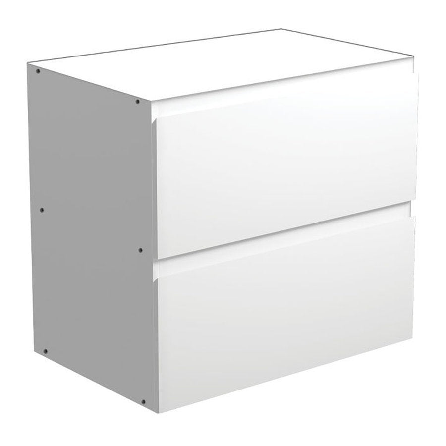 Fienza Amato Satin White 750 Base Cabinet