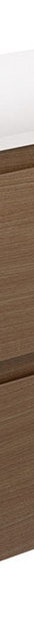 Fienza Amato Walnut 750 Wall Hung Cabinet, Matte Black Frames