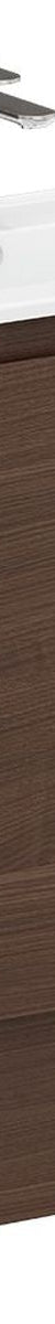 Siska Slim Walnut 750 Vanity on Kickboard, Right Drawers