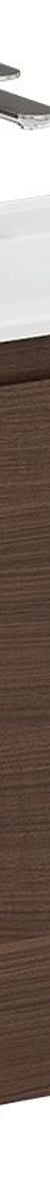 Siska Slim Walnut 750 Wall Hung Vanity, Right Drawers