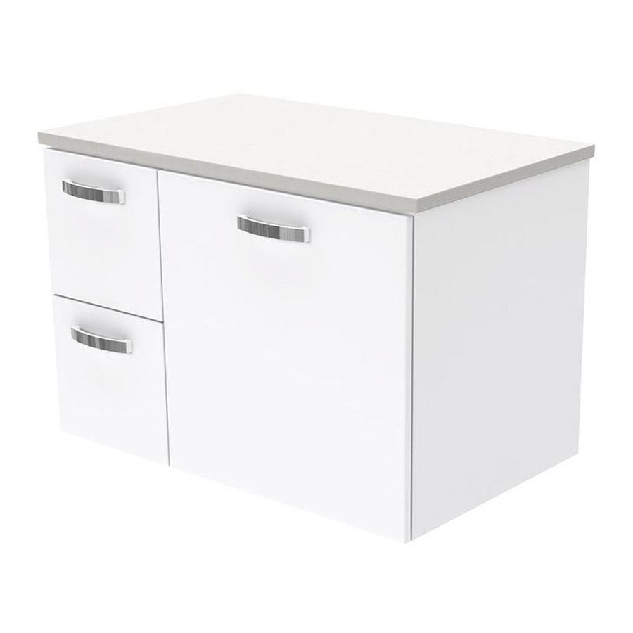 Fienza Unicab 750 Wall-Hung Cabinet, Left Hand Drawers