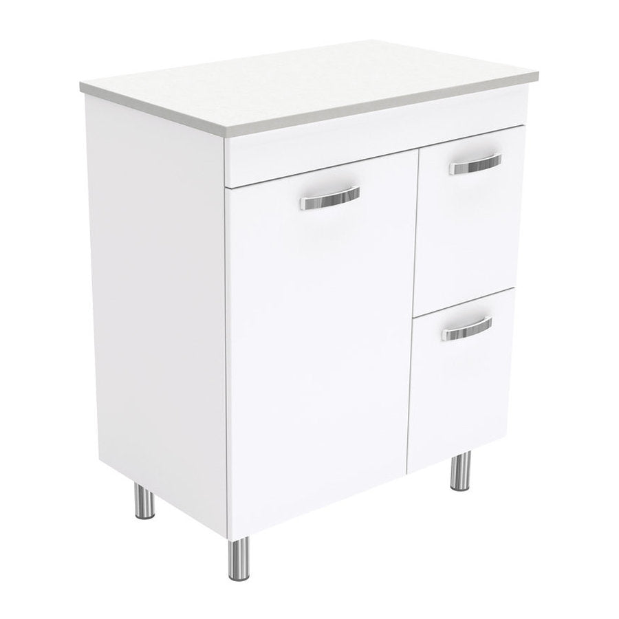 Fienza Unicab 750 Cabinet On Legs, Right Hand Drawers