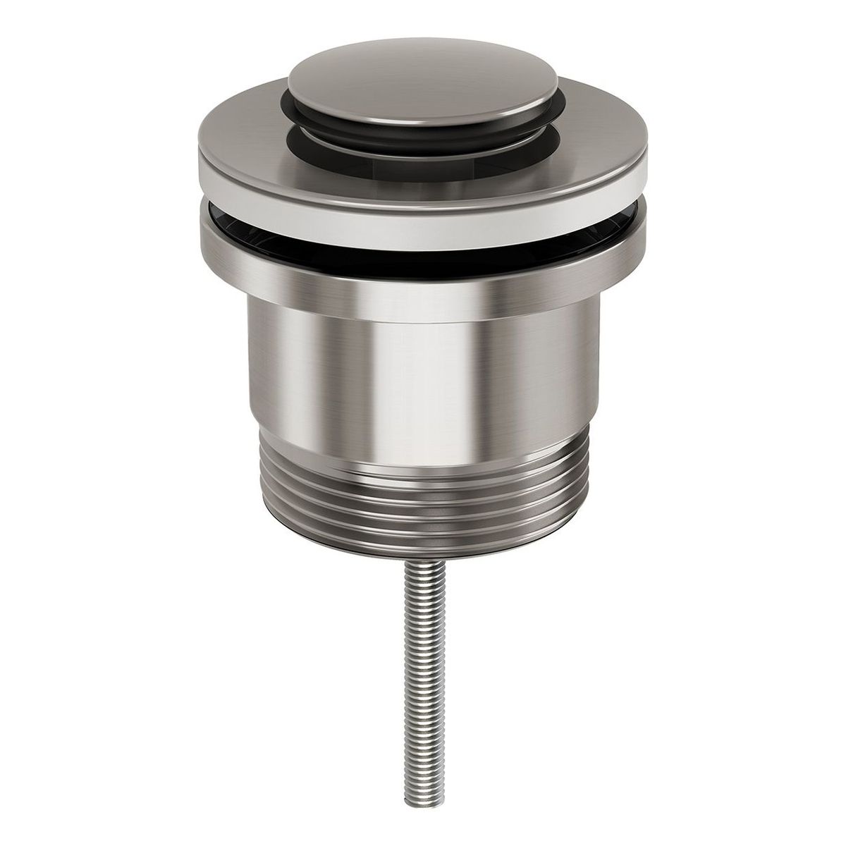 40mm Flat Pop Up Universal Waste - Brushed Nickel