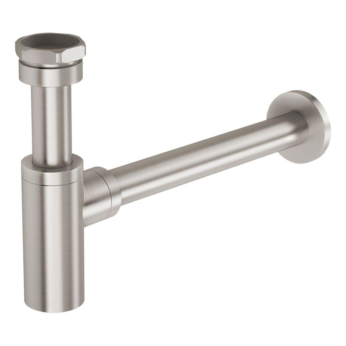 40mm Bottle Trap - Brushed Nickel