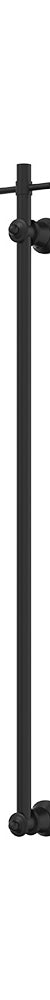 Lillian Vertical Heated Towel Rail, 93 x 1000mm, Matte Black