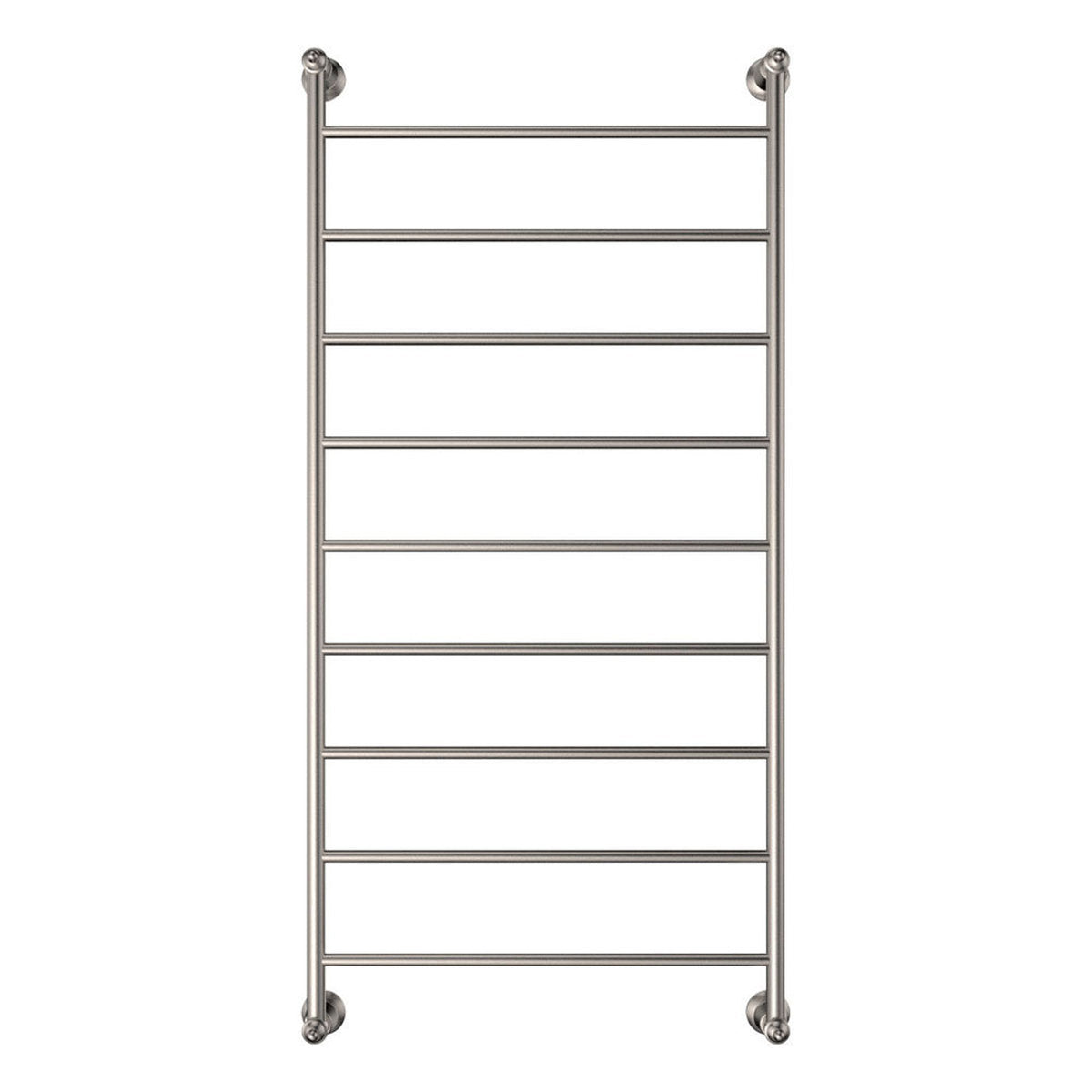 Fienza Lillian Heated Towel Rail, 600x1200mm, Brushed Nickel
