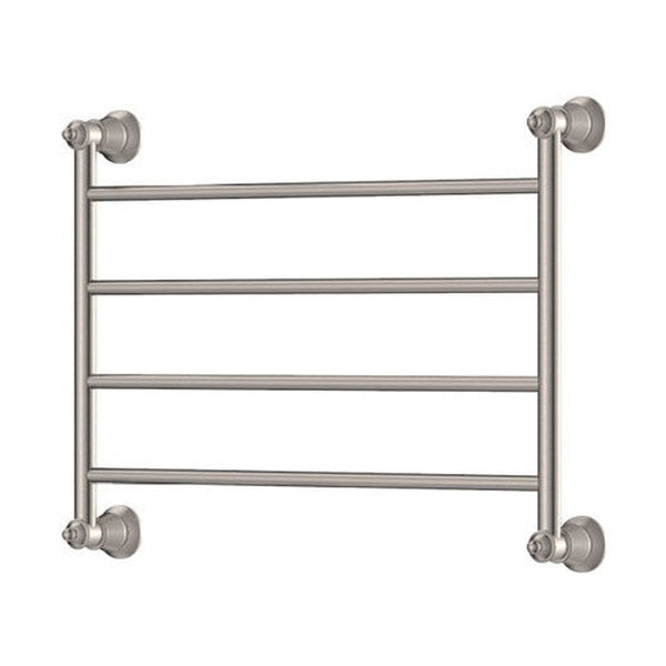 Fienza Lillian Heated Towel Rail, 600x450mm, Brushed Nickel