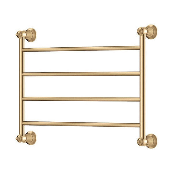 Fienza Lillian Heated Towel Rail, 600x450mm, Urban Brass