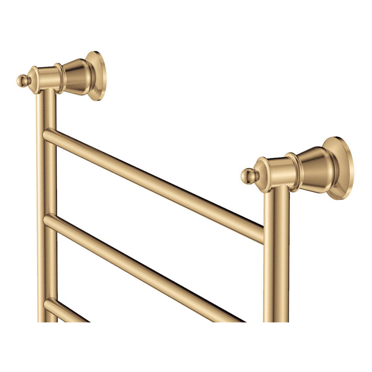 Fienza Lillian Heated Towel Rail, 600x450mm, Urban Brass