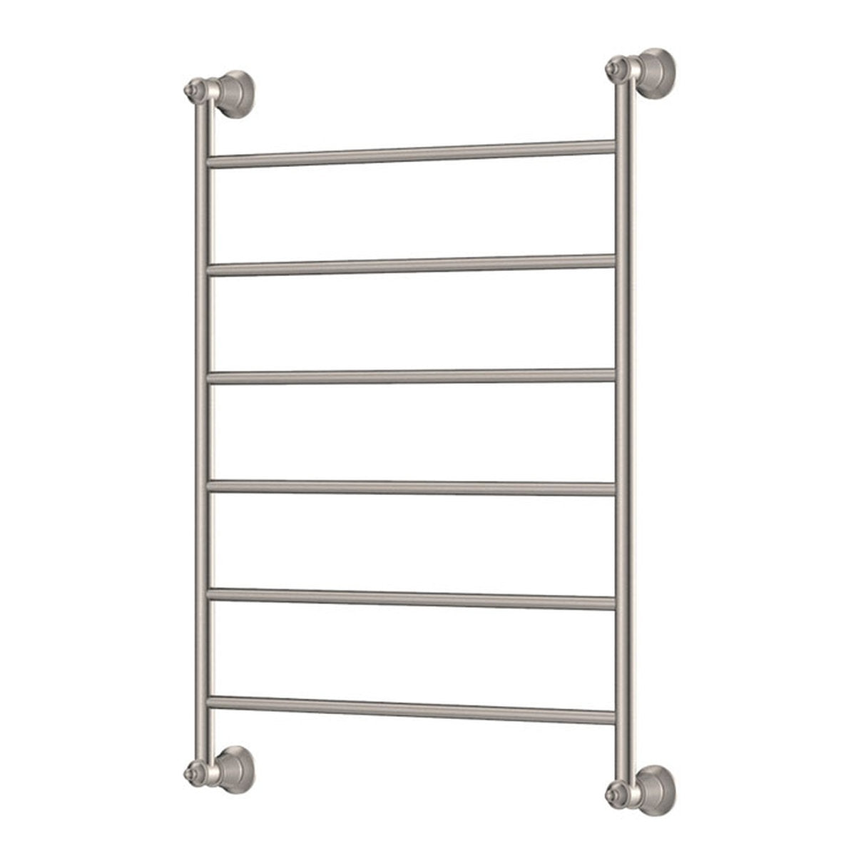 Fienza Lillian Heated Towel Rail, 600 x 800mm, Brushed Nickel