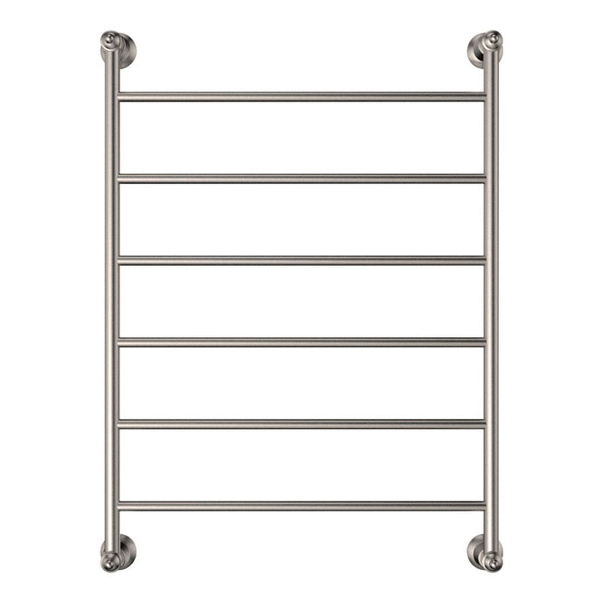Fienza Lillian Heated Towel Rail, 600 x 800mm, Brushed Nickel