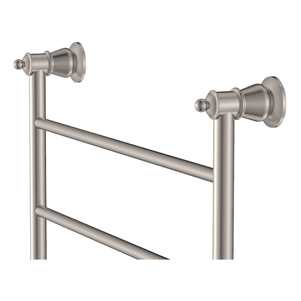 Fienza Lillian Heated Towel Rail, 600 x 800mm, Brushed Nickel
