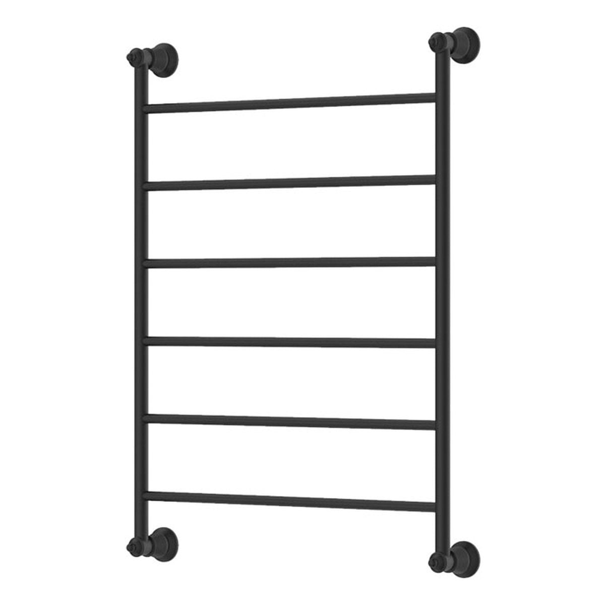 Fienza Lillian Heated Towel Rail, 600 x 800mm, Matte Black