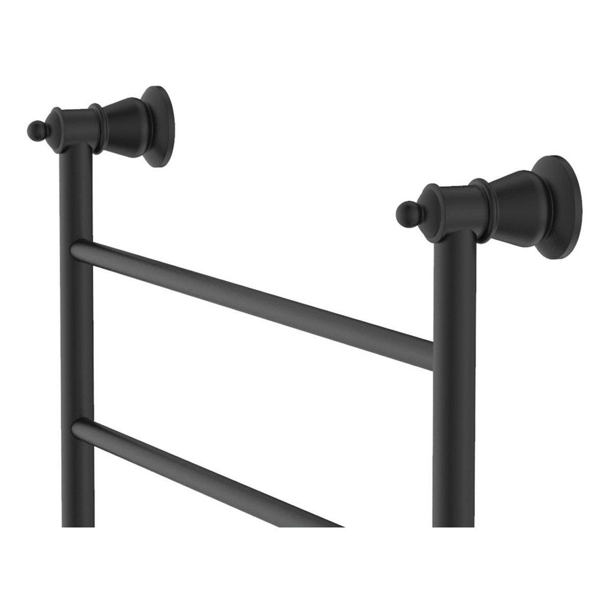 Fienza Lillian Heated Towel Rail, 600 x 800mm, Matte Black