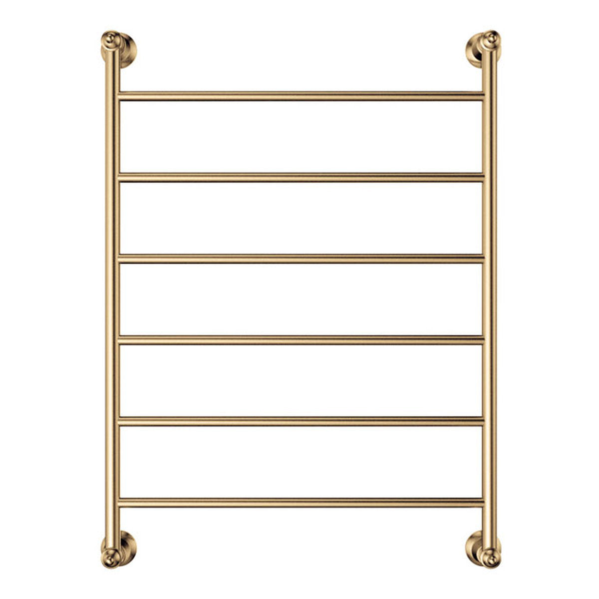 Fienza Lillian Heated Towel Rail, 600 x 800mm, Urban Brass
