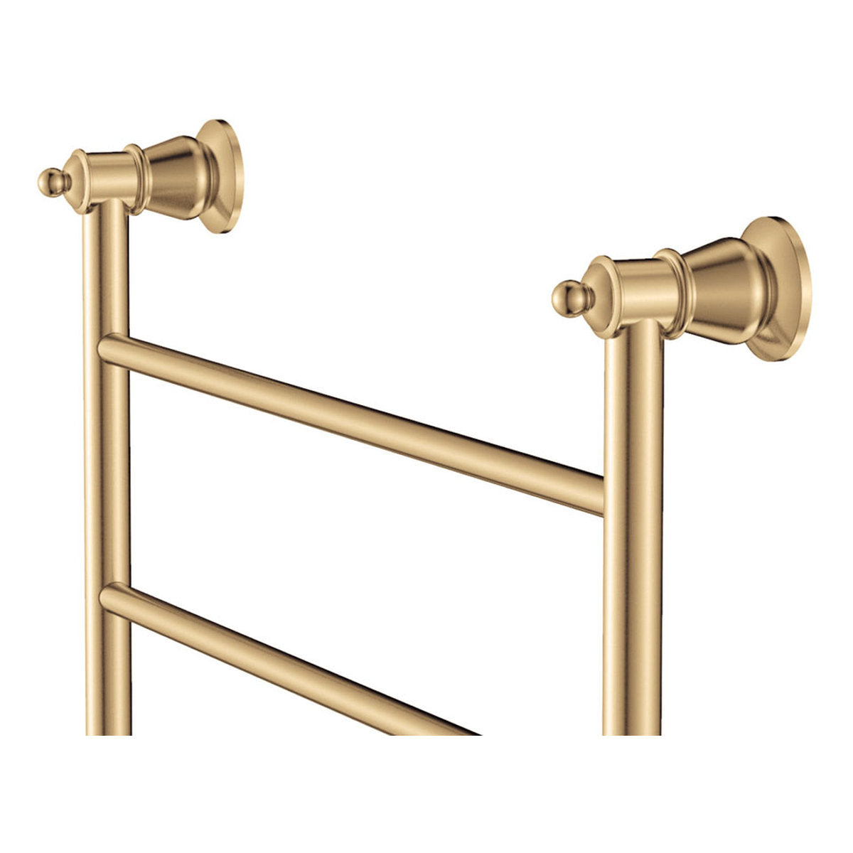 Fienza Lillian Heated Towel Rail, 600 x 800mm, Urban Brass