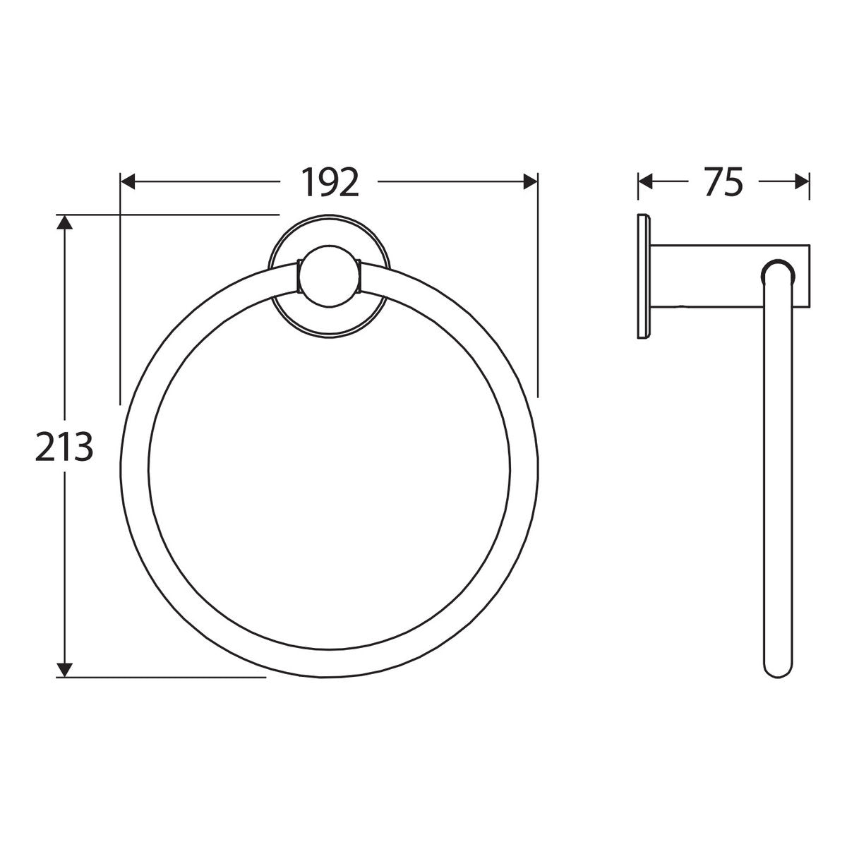 Fienza Stella Towel Ring