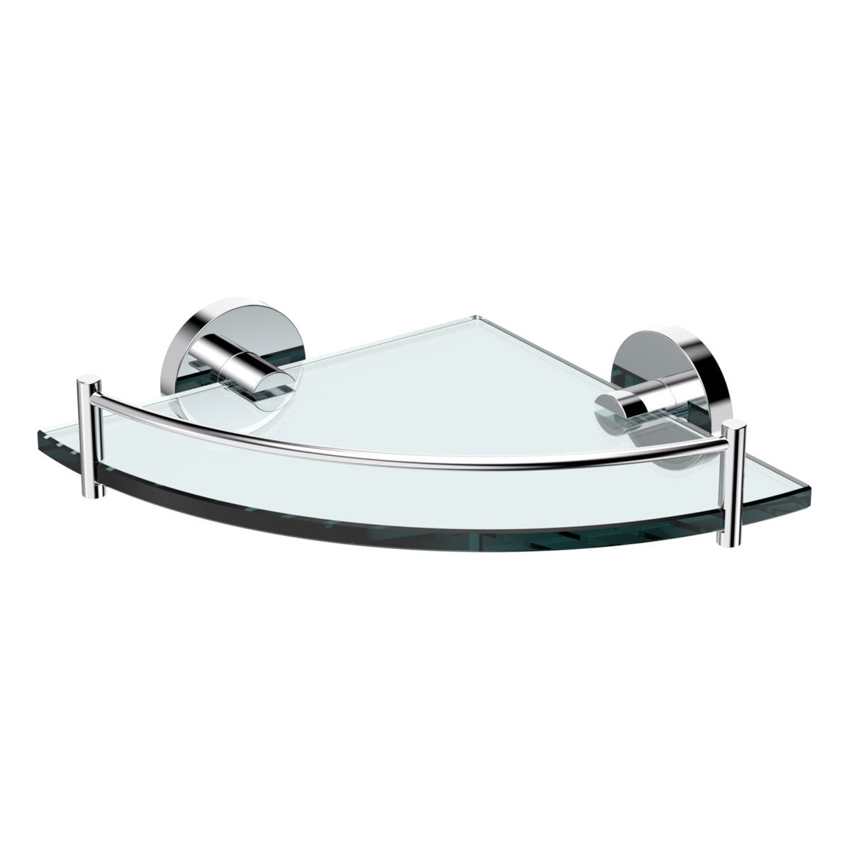 Fienza Michelle Glass Corner Shelf, 200mm