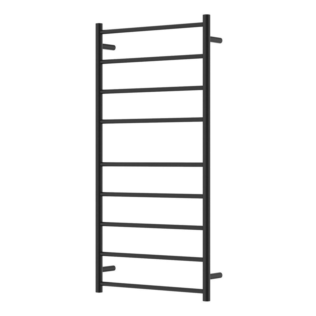 Fienza Isabella Heated Towel Rail, 600x1200mm, Matte Black