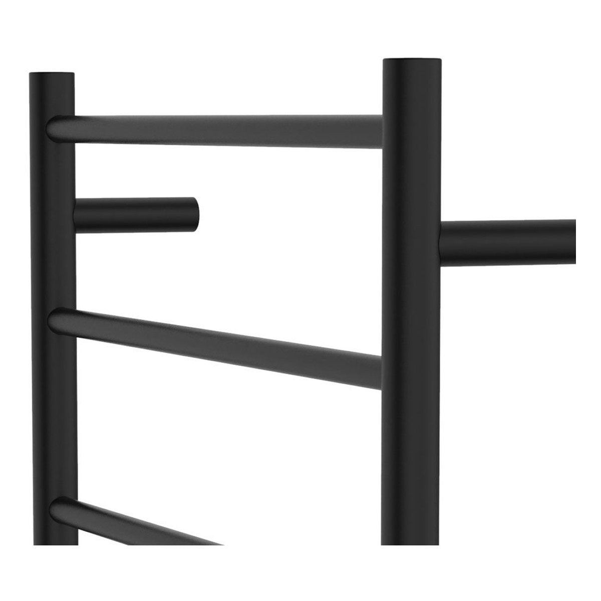 Fienza Isabella Heated Towel Rail, 600x1200mm, Matte Black