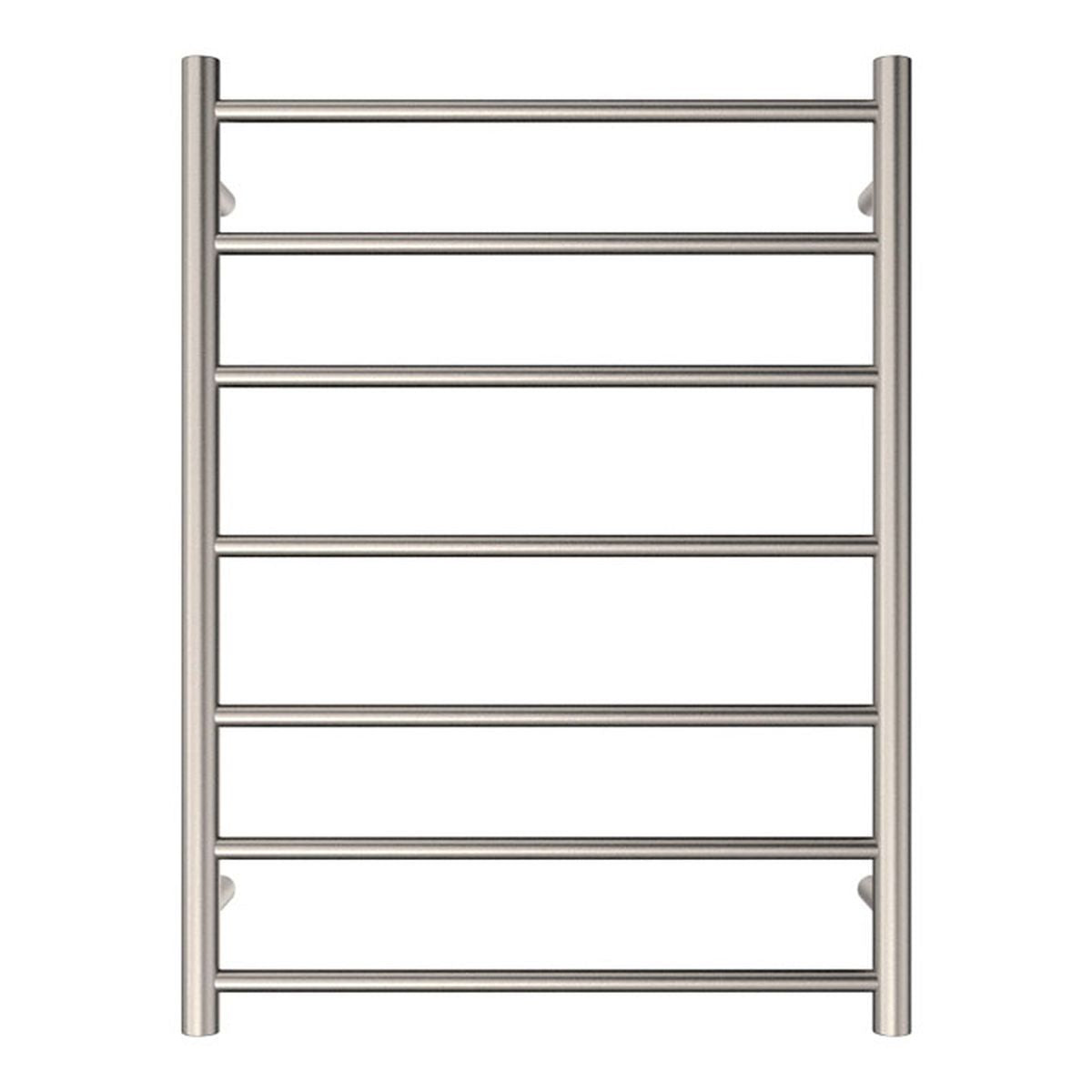 Isabella Heated Towel Rail, 600 x 800mm, Brushed Nickel