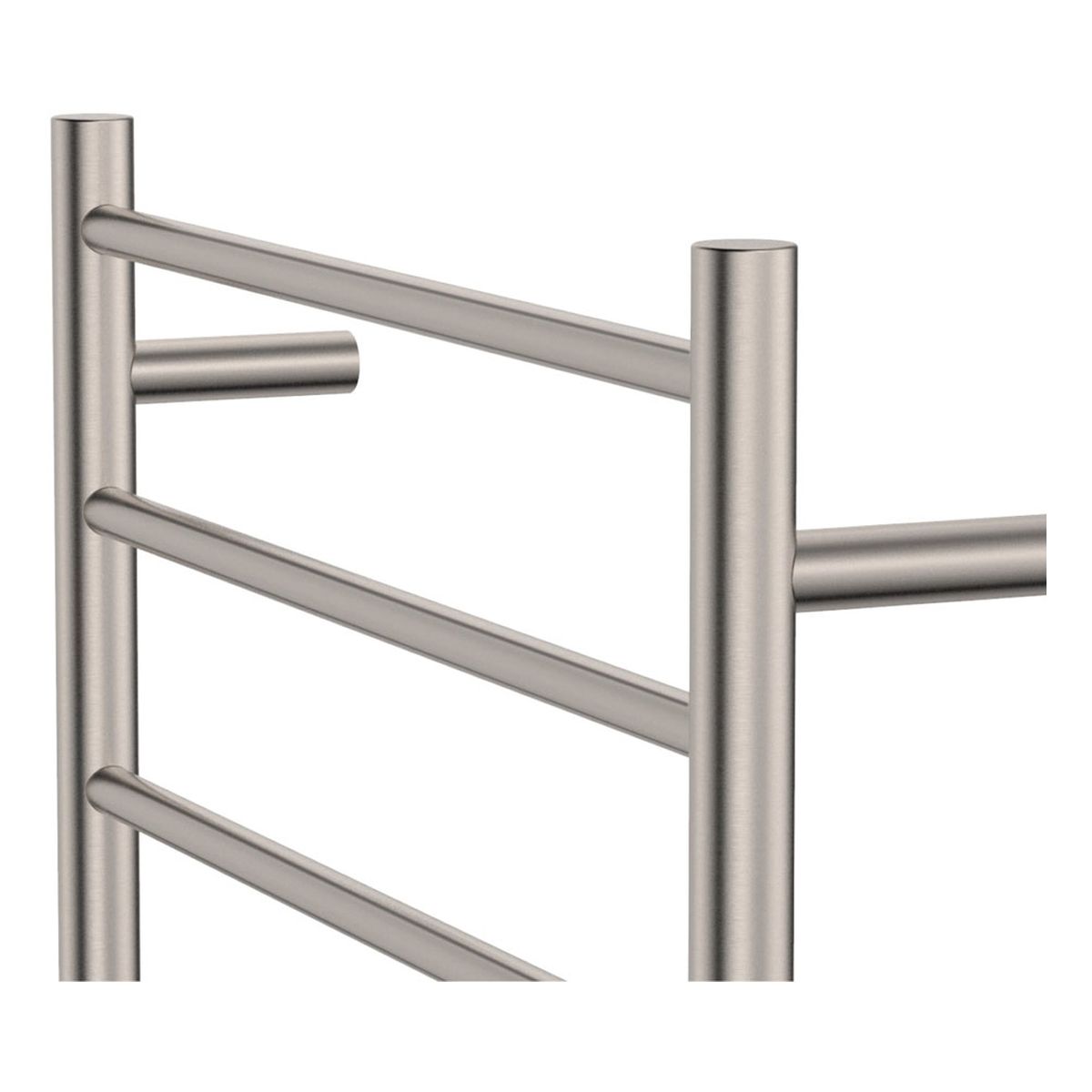 Isabella Heated Towel Rail, 600 x 800mm, Brushed Nickel