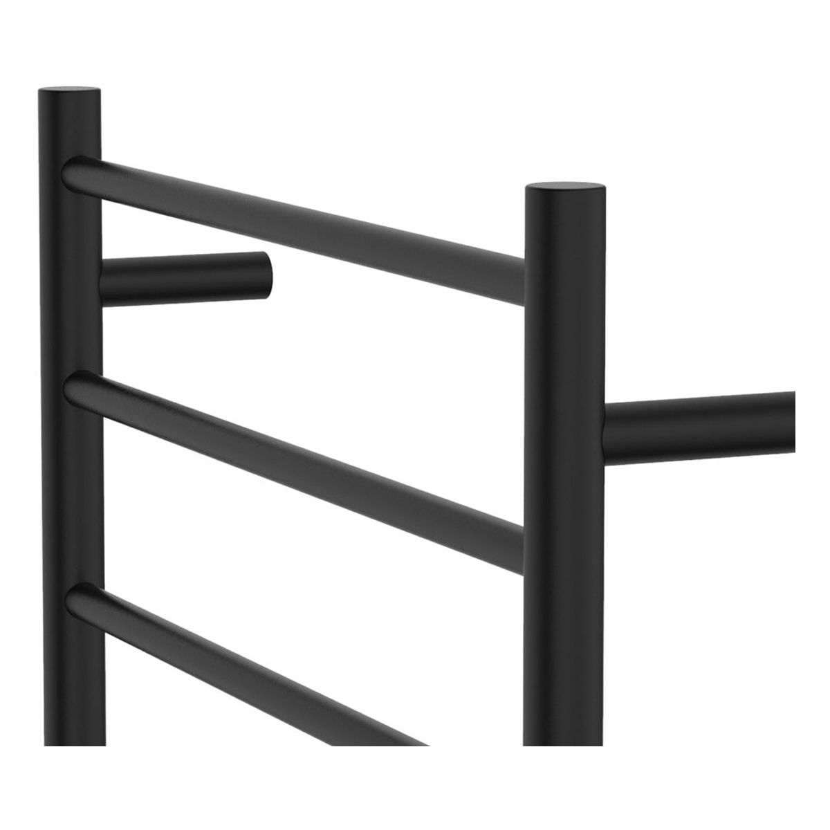 Isabella Heated Towel Rail, 600 x 800mm, Matte Black