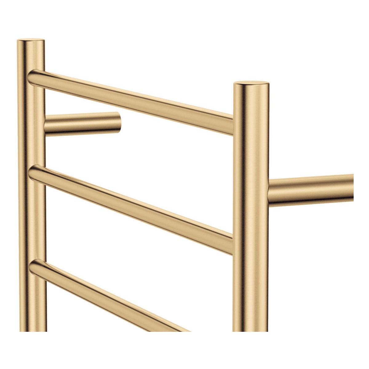 Isabella Heated Towel Rail, 600 x 800mm, Urban Brass
