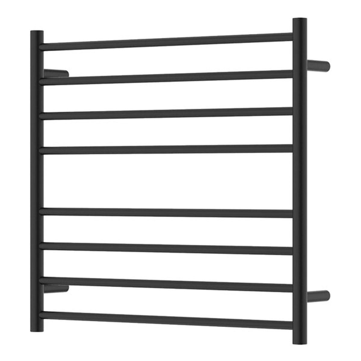 Fienza Isabella Heated Towel Rail, 750 x 700mm, Matte Black