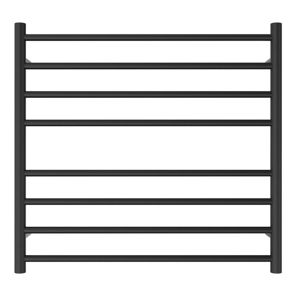 Fienza Isabella Heated Towel Rail, 750 x 700mm, Matte Black
