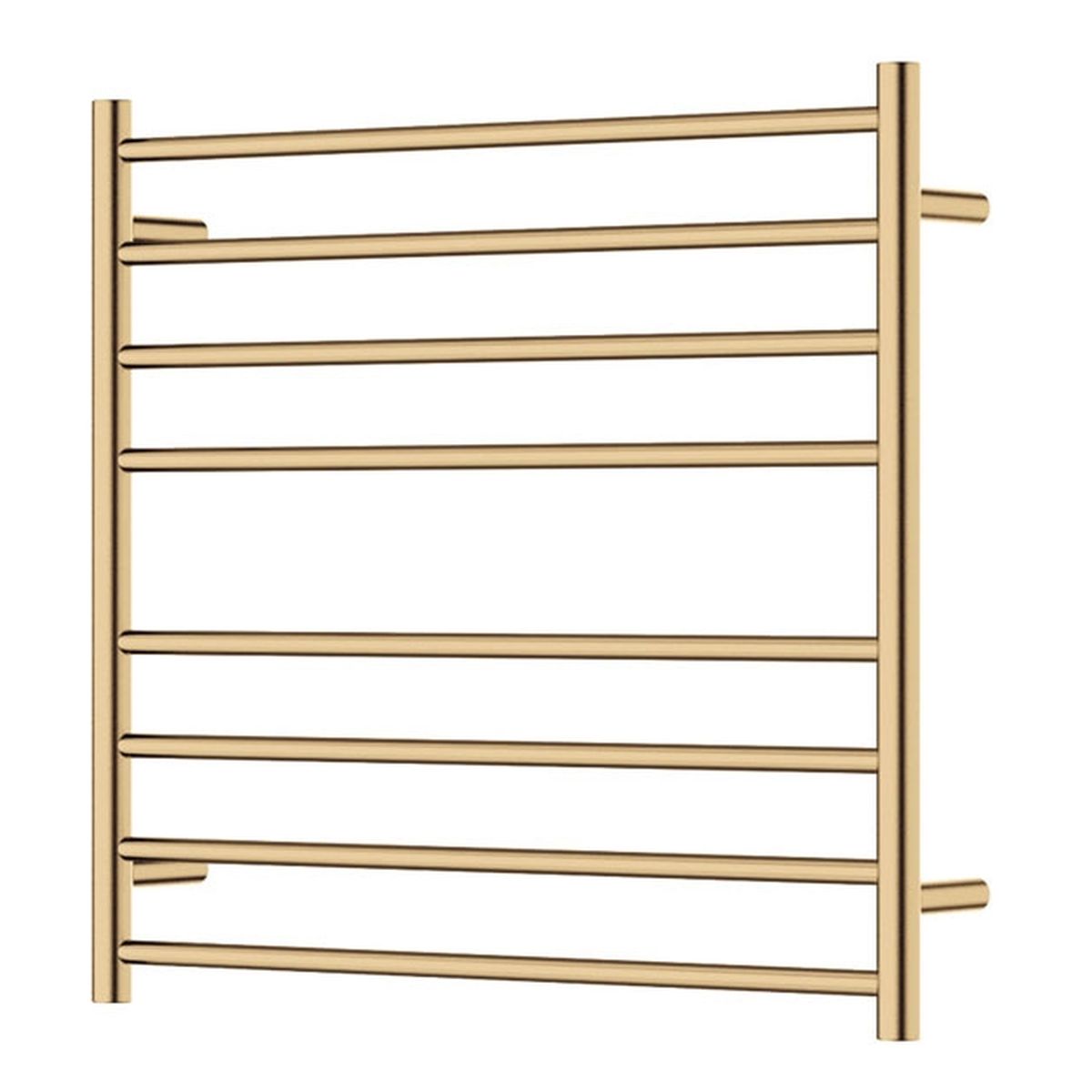 Fienza Isabella Heated Towel Rail, 750 x 700mm, Urban Brass