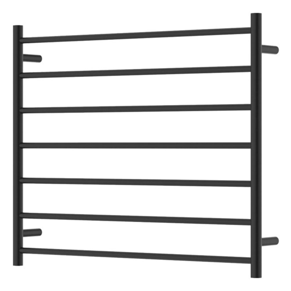 Isabella Heated Towel Rail, 900 x 750mm, Matte Black