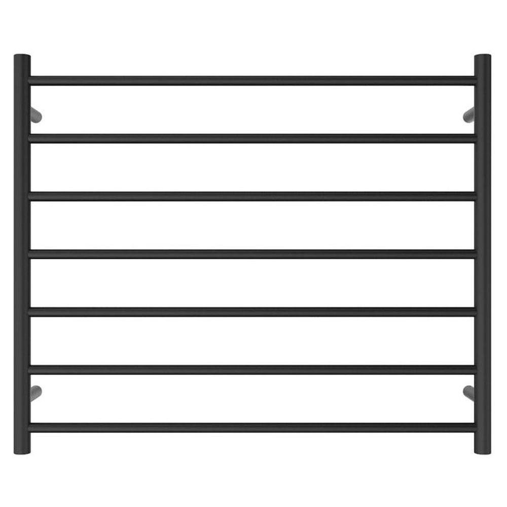 Isabella Heated Towel Rail, 900 x 750mm, Matte Black