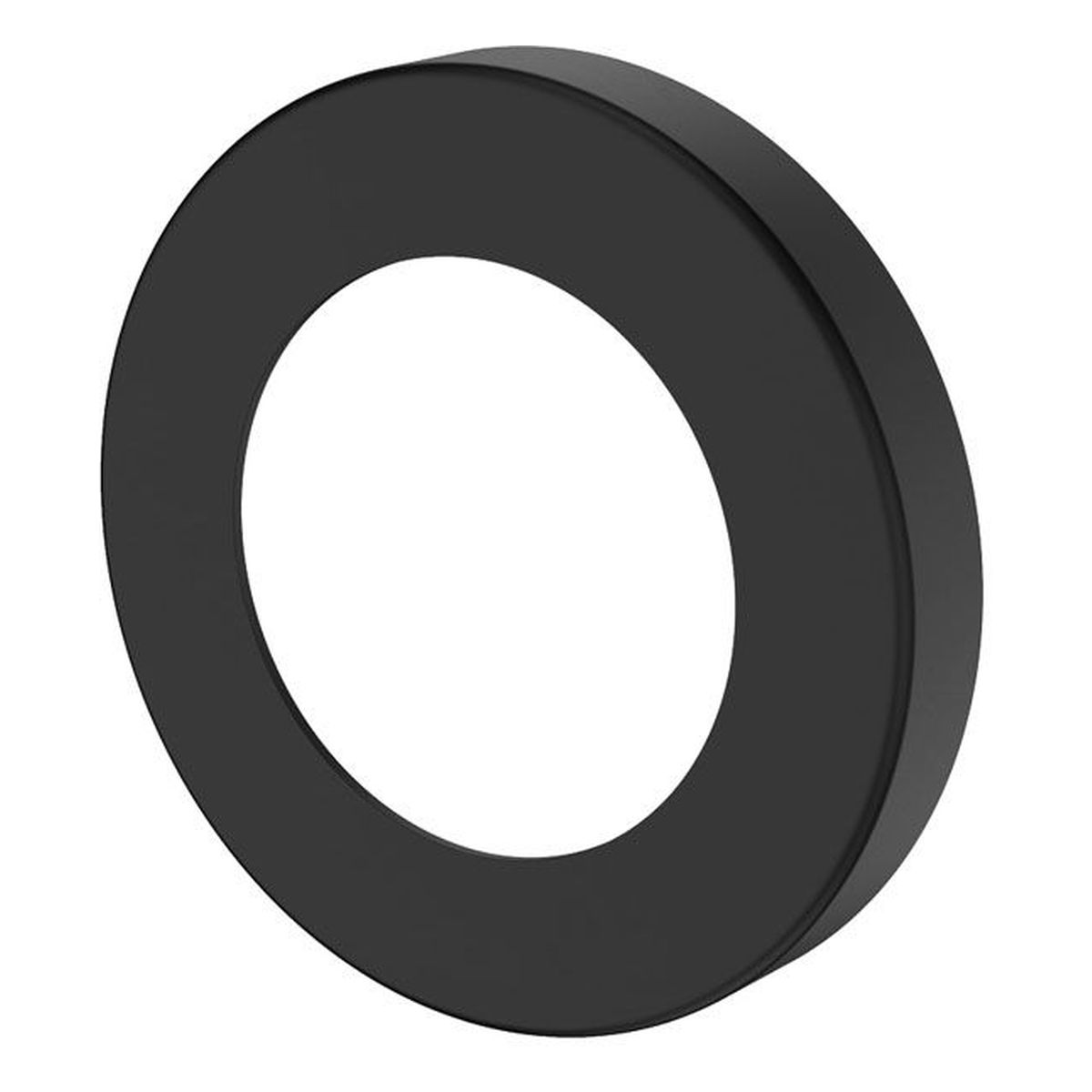 Kaya Round Cover Plate, Matte Black