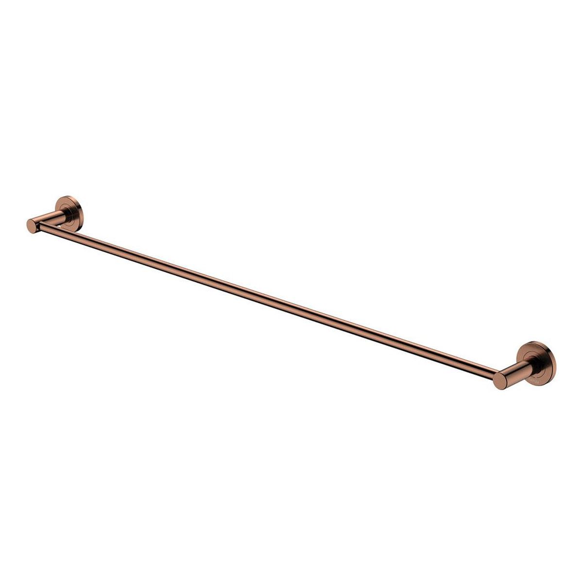 Kaya Single Towel Rail, 900mm, Brushed Copper