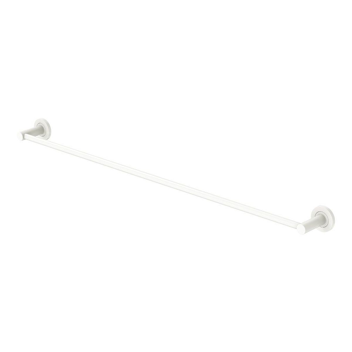 Kaya Single Towel Rail, 900mm, Matte White